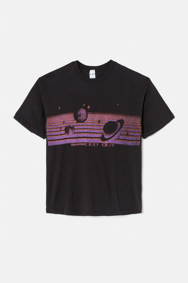 T-Shirt 90S Easy Spaced Out - Washed Black