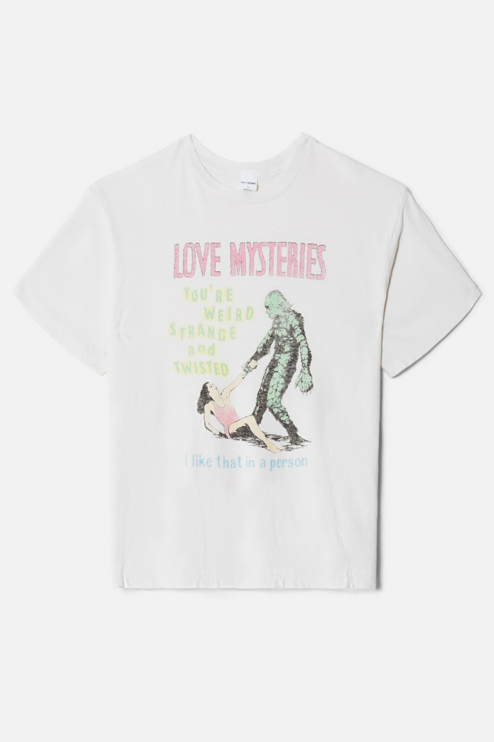 T-Shirt 90S Easy Love Mysteries - Vintage White