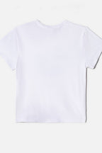 T-Shirt 50S Boxy Lets Take A Trip - Optic White