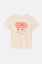 T-Shirt Classic Keep On Rollin - Latte
