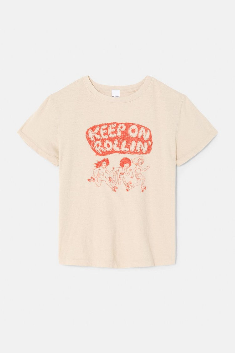 T-Shirt Classic Keep On Rollin - Latte