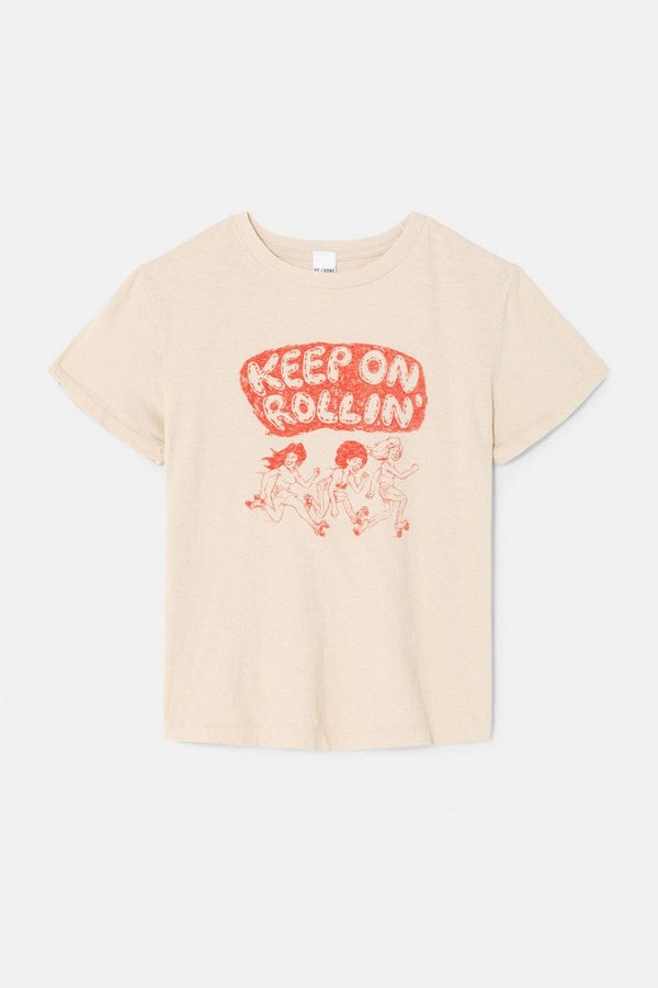 T-Shirt Classic Keep On Rollin - Latte