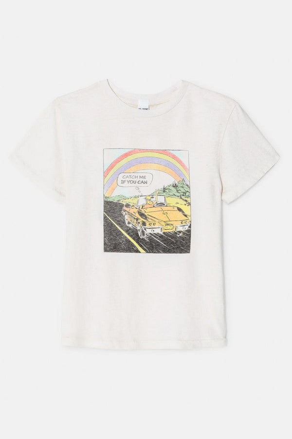 T-Shirt Classic Catch Me - Vintage White