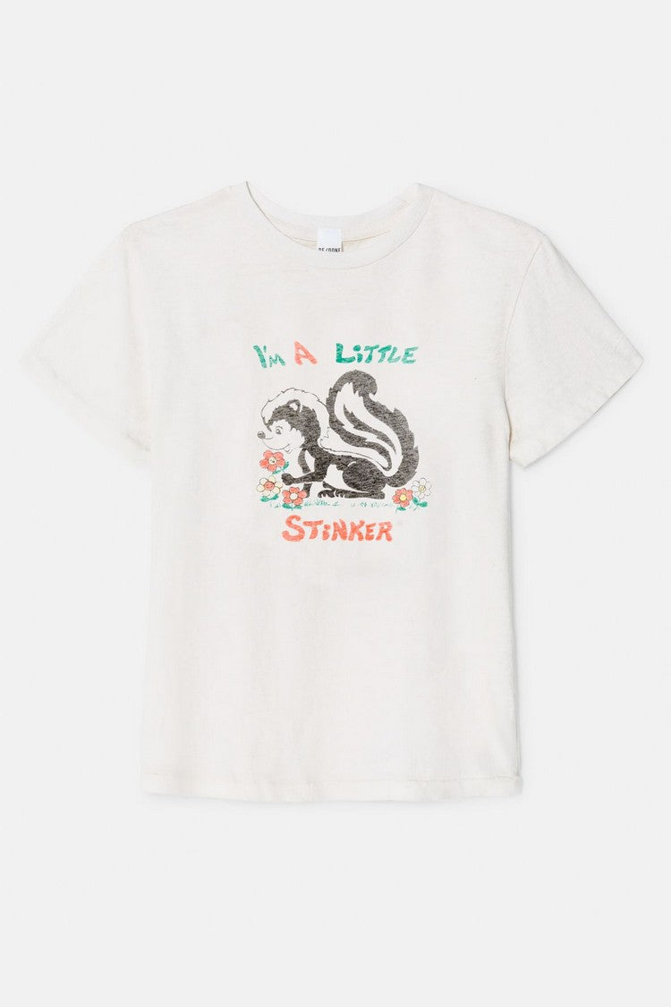 T-Shirt Classic Im A Little Stinker - Vintage White