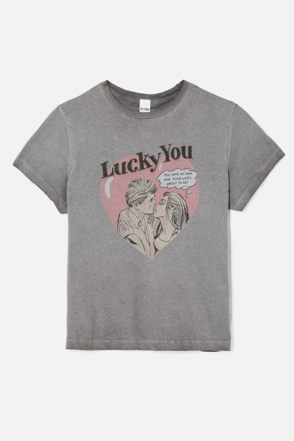 T-Shirt Classic Lucky You - Grey Haze