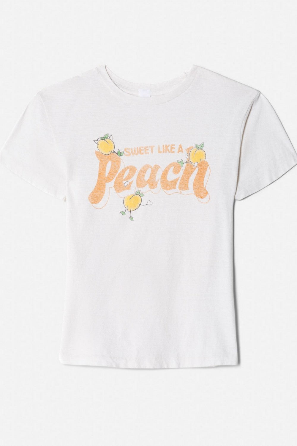T-Shirt Classic Peach - Vintage White