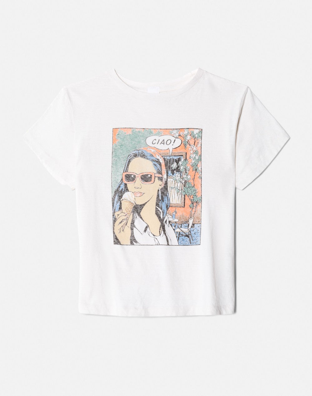T-Shirt Classic Ciao - Vintage White