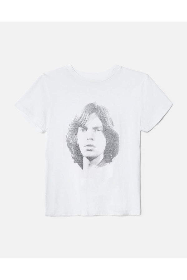 T-Shirt Classic Mick Jagger - Optic White