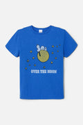 T-Shirt Classic Snoopy Moon - Lapis