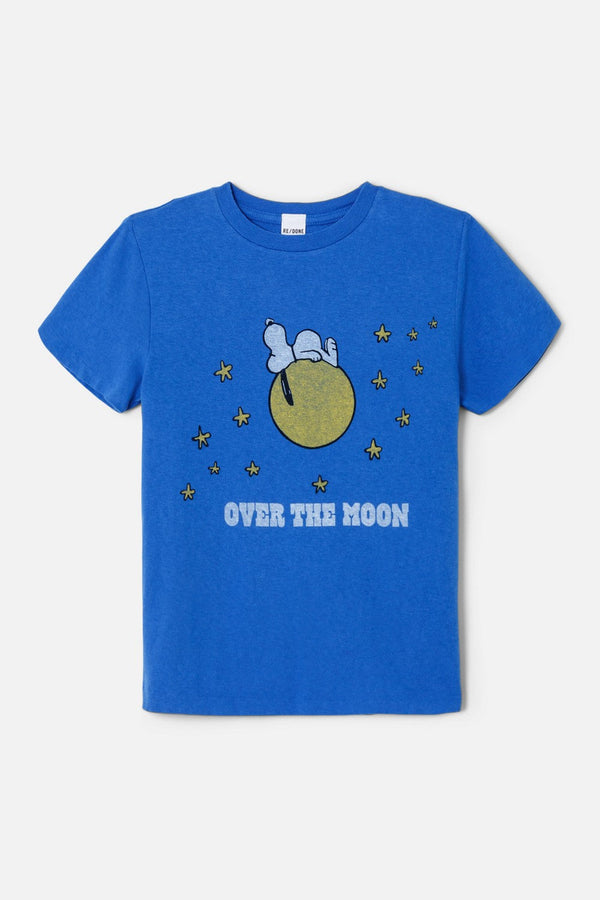 T-Shirt Classic Snoopy Moon - Lapis
