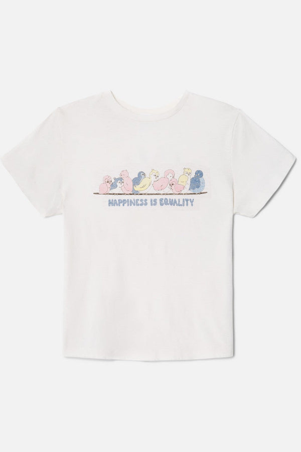 T-Shirt Classic Birds - Vintage White
