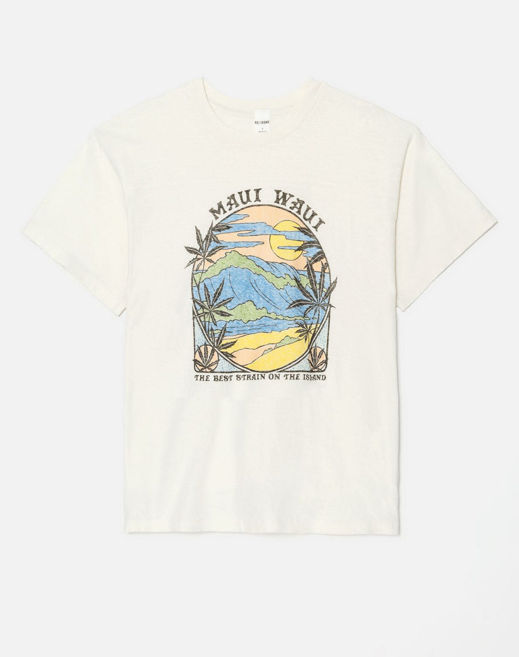 T-Shirt 90S Easy Maui Waui - Vintage White