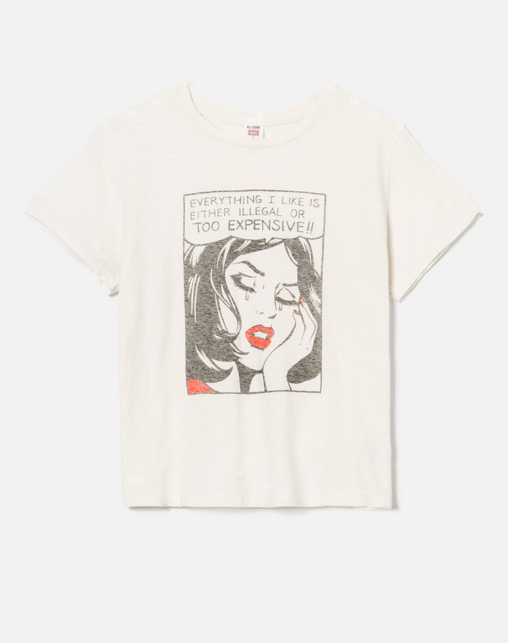 T-Shirt Classic Everything I Like - Vintage White