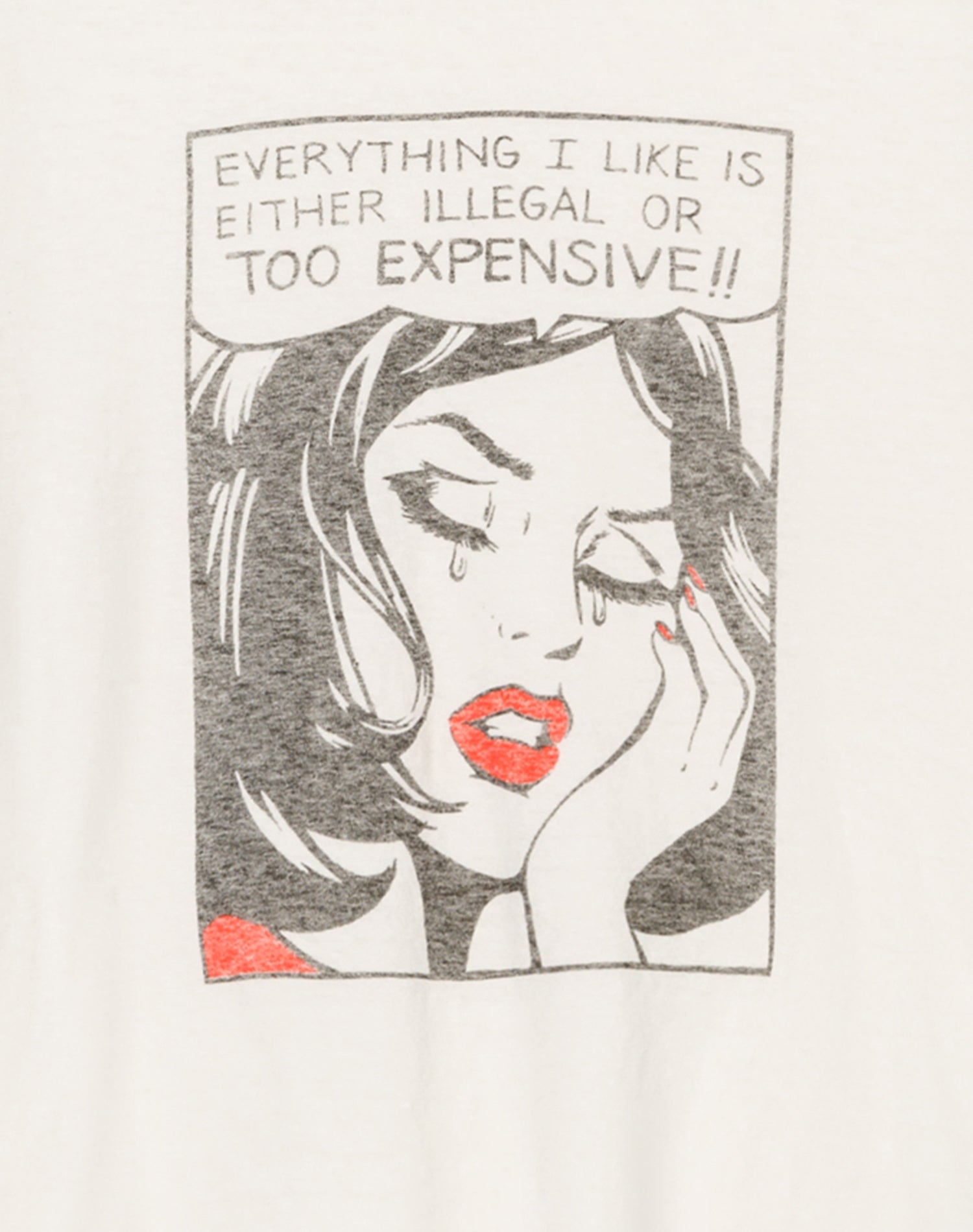 T-Shirt Classic Everything I Like - Vintage White