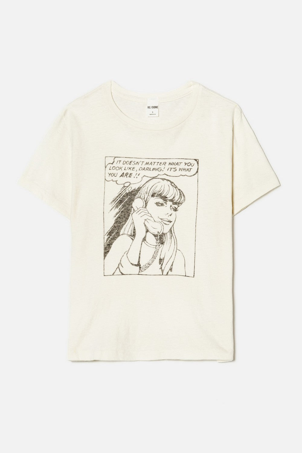 T-Shirt Classic Its What You Are - Vintage White