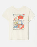 T-Shirt Classic Superwomen (Errore Rd) - Vintage White