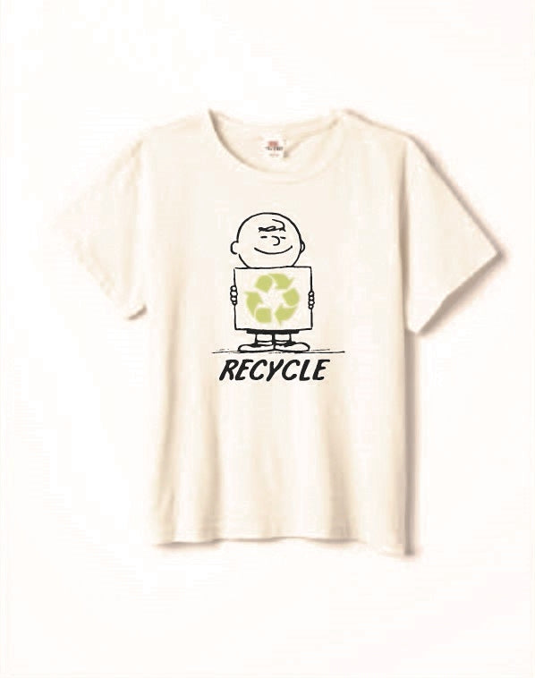 T-Shirt Classic Peanuts Recycle - Vintage White