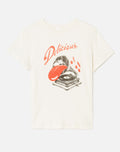 T-Shirt Classic Delicious - Vintage White