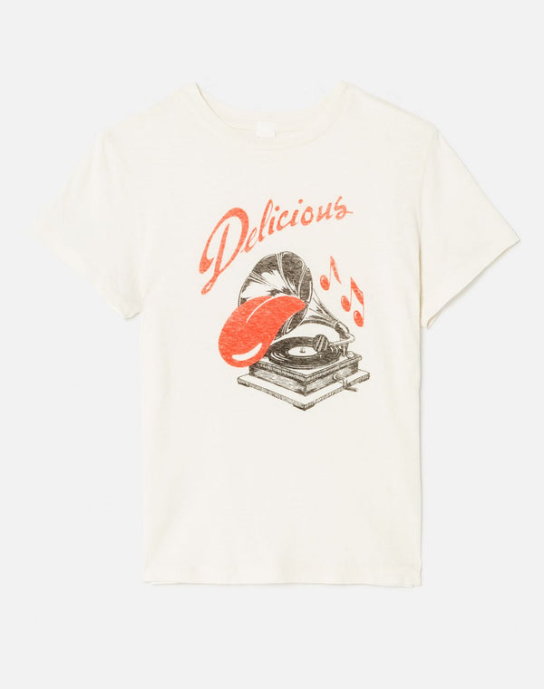 T-Shirt Classic Delicious - Vintage White