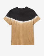 T-Shirt 70S Loose - Khaki Black Top Dye