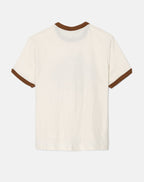 T-Shirt Ringer Hawaii - Vintage Ivory W Sien