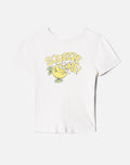T-Shirt 90S Baby Squeeze Me - Vintage White