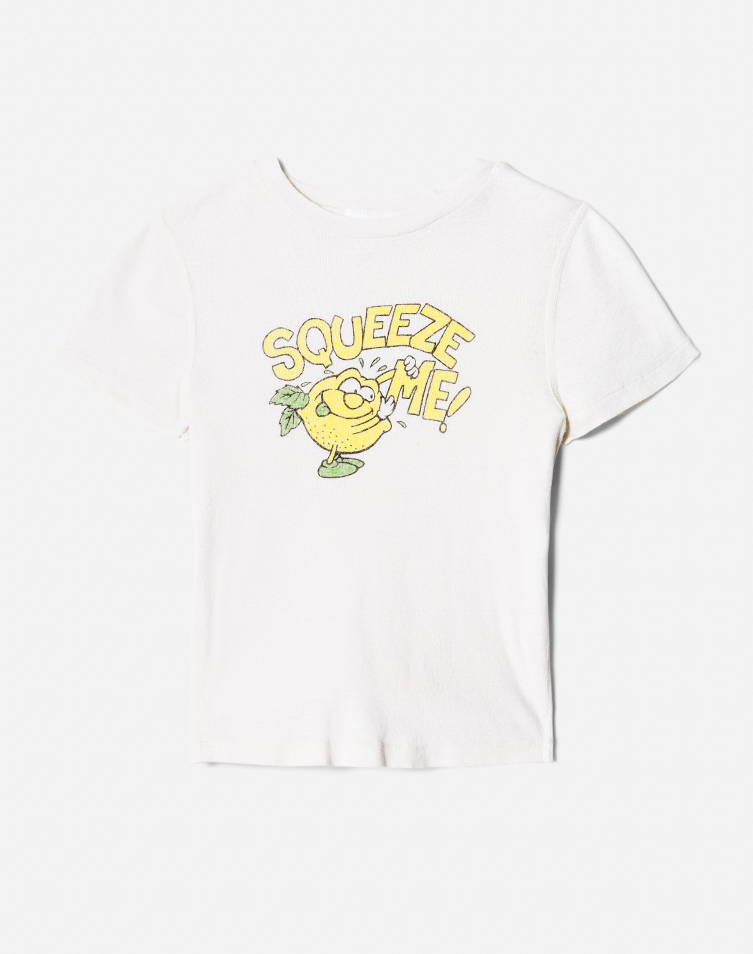 T-Shirt 90S Baby Squeeze Me - Vintage White