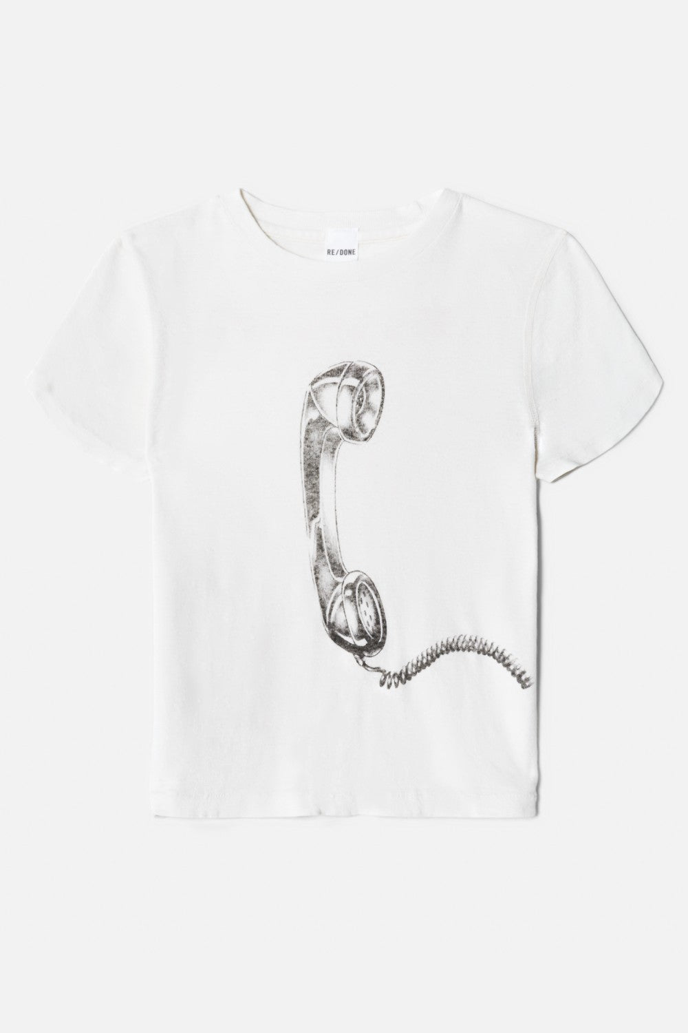 T-Shirt 90S Baby Call Me - Vintage White
