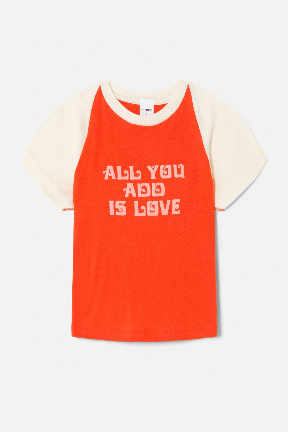 T-Shirt High Neck Slim Raglan All You Add - Scarlett/Vintage Ivo