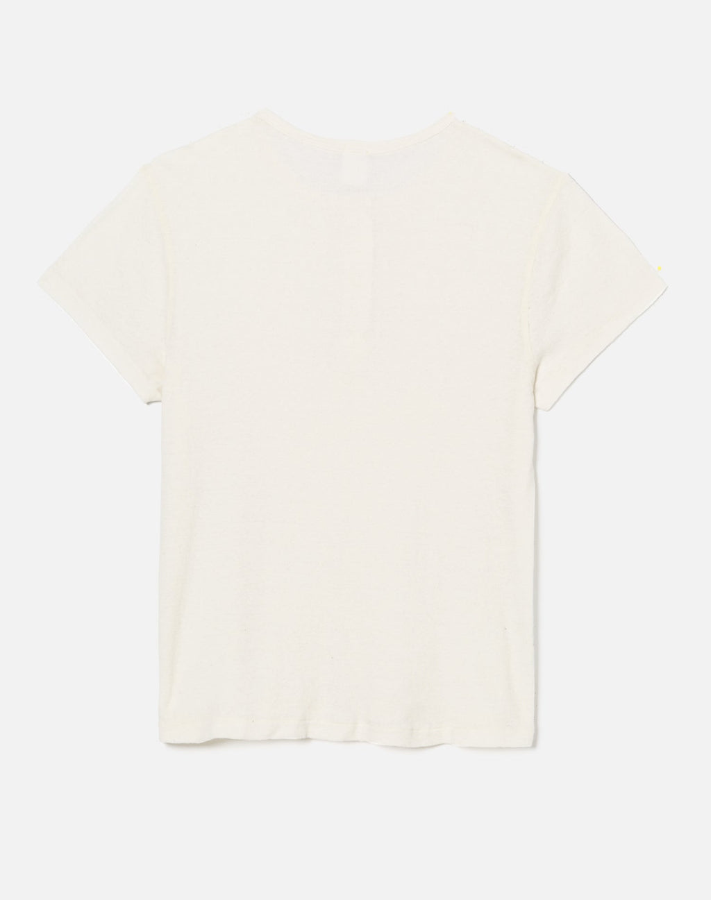 Short 60S Sleeve Henley - Vintage White