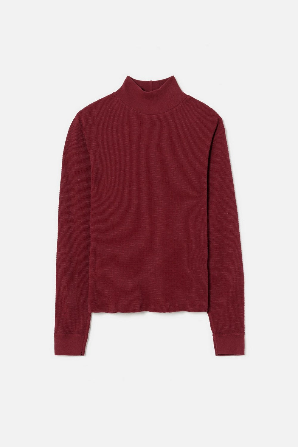 Top Thermal Mock Neck - Wine
