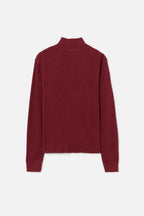 Top Thermal Mock Neck - Wine