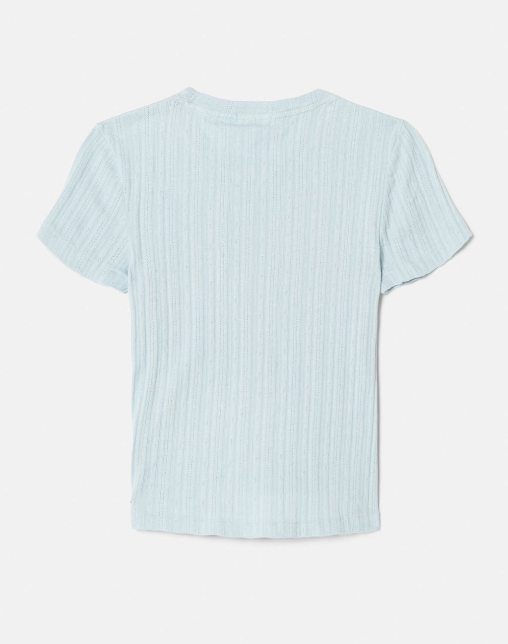 T-Shirt Pointelle Baby - Pale Blue