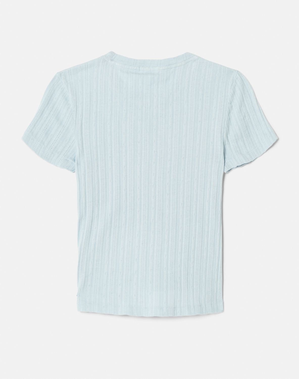T-Shirt Pointelle Baby - Pale Blue