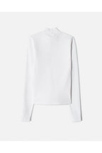 Top Keyhole Mock Neck - Ivory