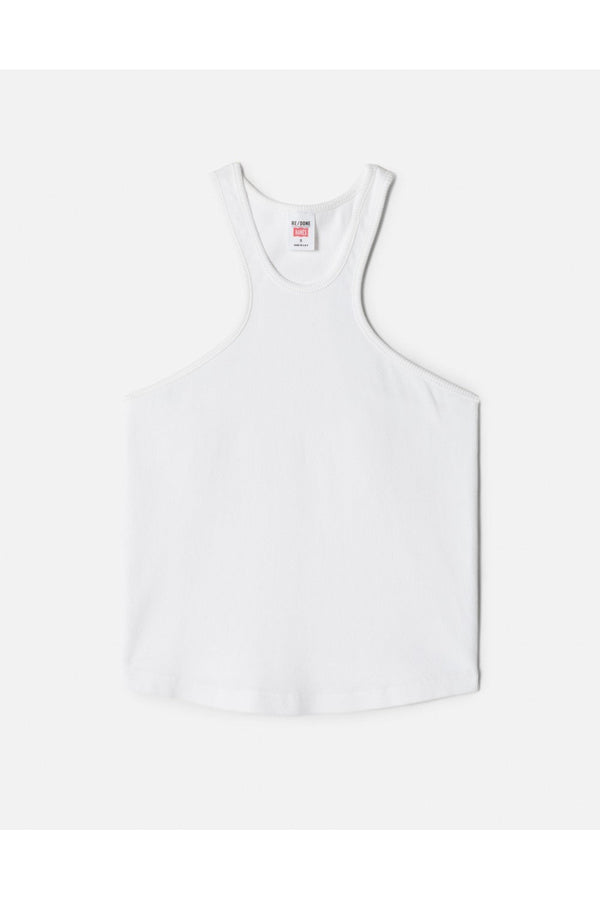 Top Racer Tank - Ivory
