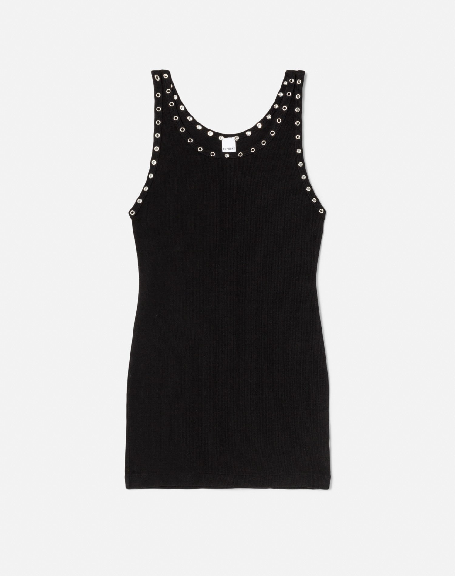 Robe Eyelet Tank - Black