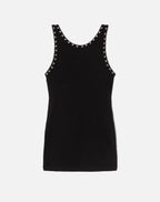 Robe Eyelet Tank - Black