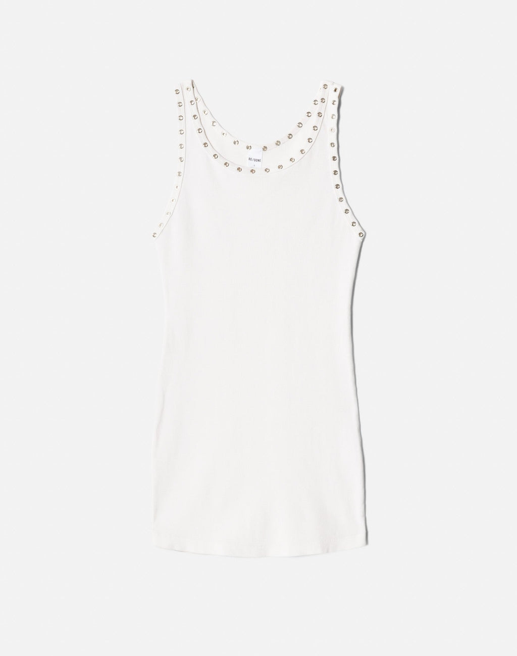 Robe Eyelet Tank - White