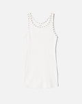 Robe Eyelet Tank - White
