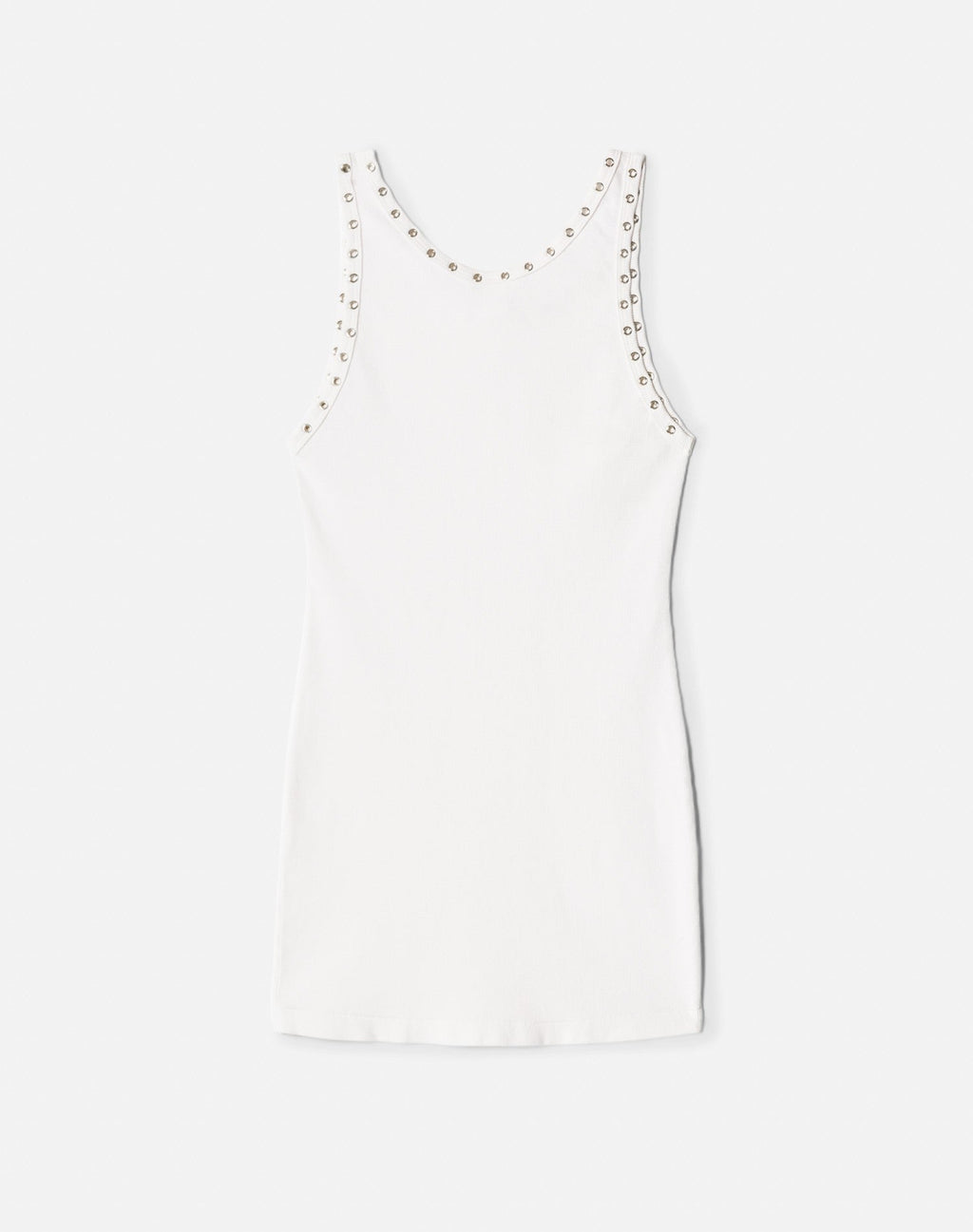 Robe Eyelet Tank - White