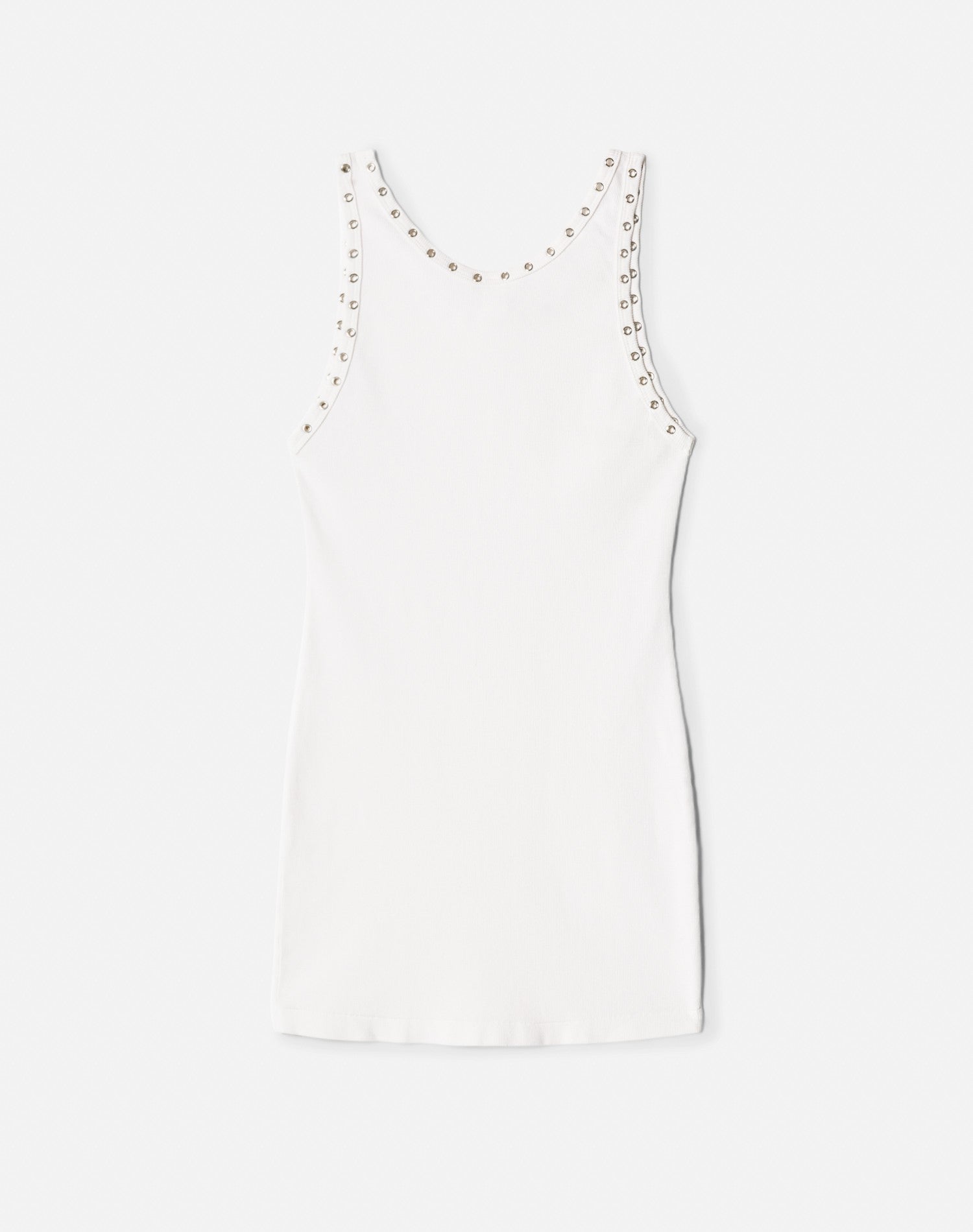 Robe Eyelet Tank - White