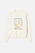 Sweat Classic Raglan Crewneck Whiskey Tavern - Heathered Off White