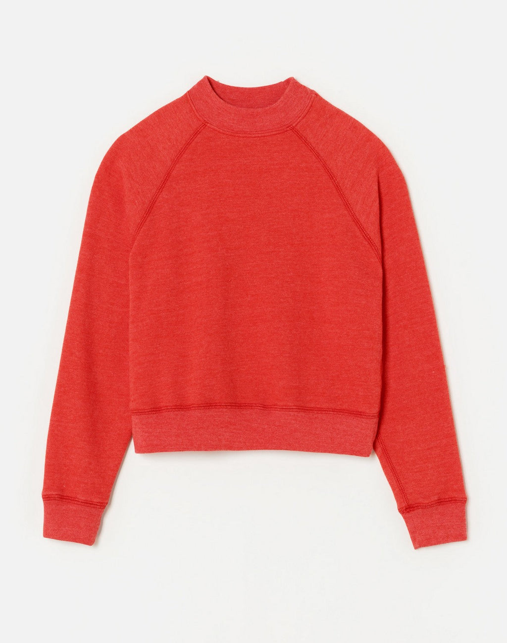 Sweat Shrunken Crewneck - Heathered Red