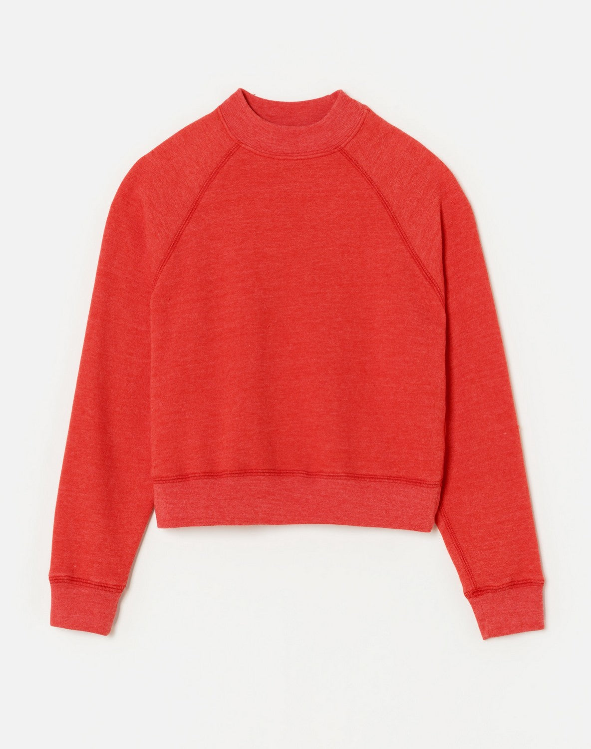 Sweat Shrunken Crewneck - Heathered Red