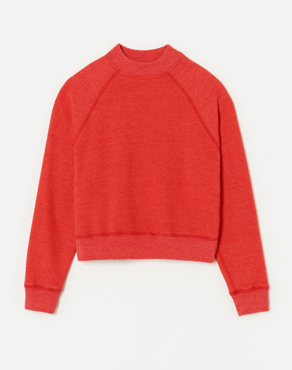 Sweat Shrunken Crewneck - Heathered Red