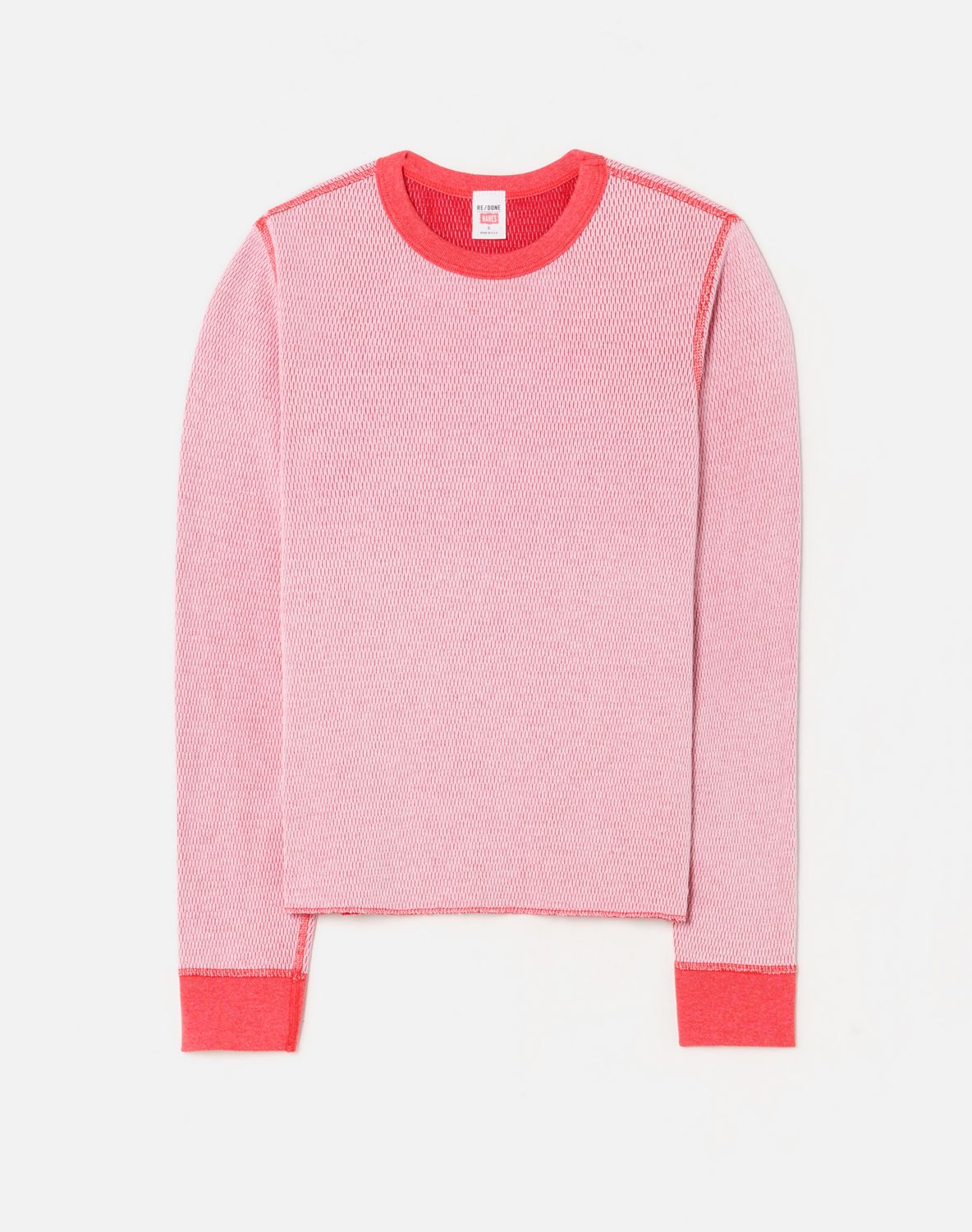 Sweat Waffle Long Sleeve - Red