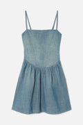 Robe Chambray Gathered - Paradise Cove