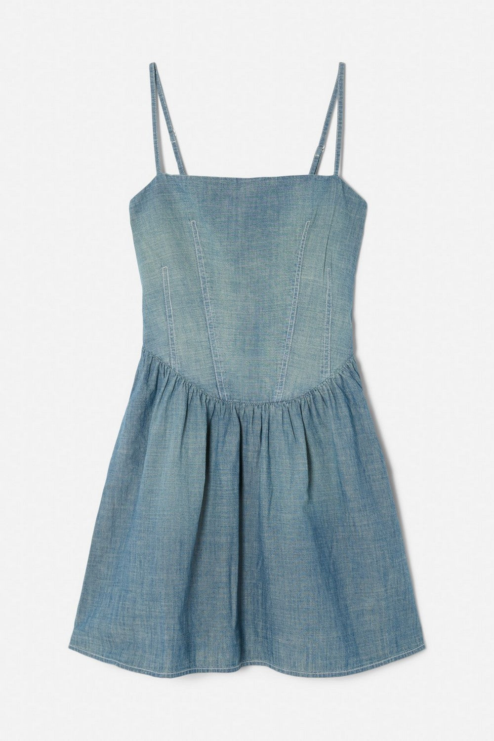 Robe Chambray Gathered - Paradise Cove