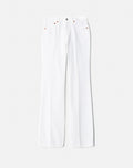 Jean Loose Boot - White